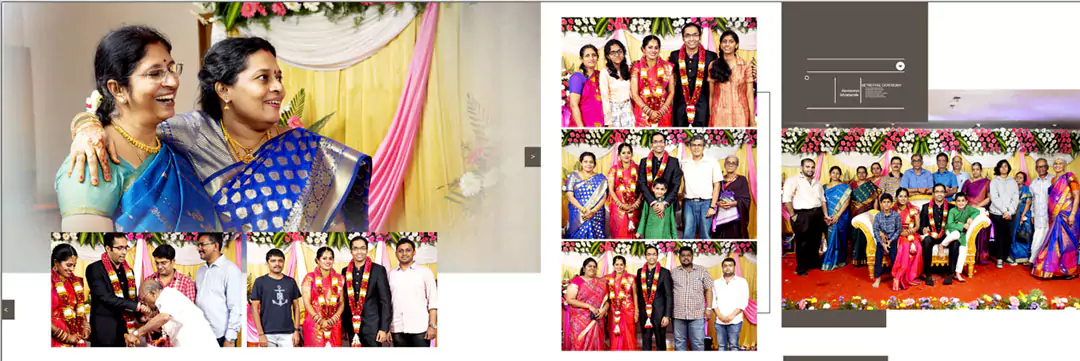 south wedding albums psd